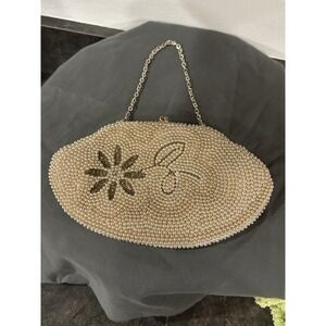 Kelly brand — Made in Japan — 1950s beaded evening purse Missing Few Beads